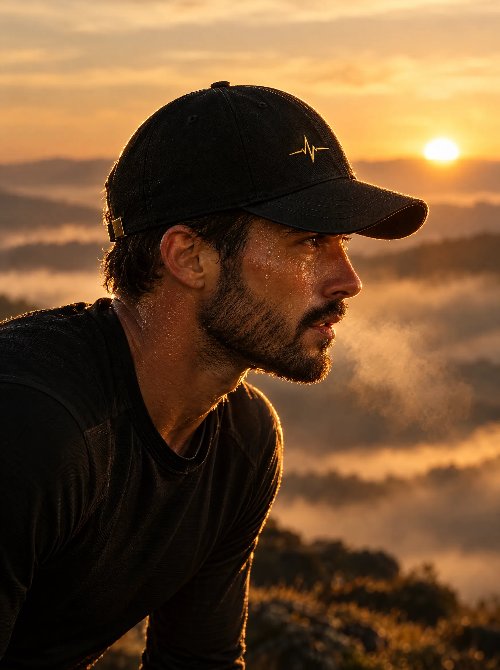 Pulse Performance Cap worn by an athlete